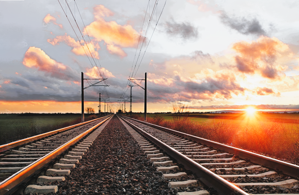 imagen de vias de tren
